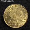 ,MONNAIE,10,FRANCS,OR,COQ,1912,