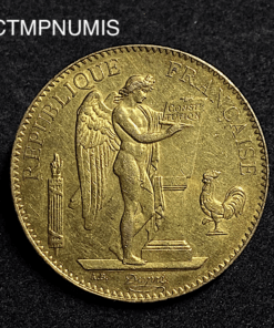 ,MONNAIE,100,FRANCS,OR,GENIE,1886,A,PARIS,