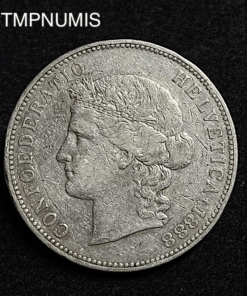 ,MONNAIE,SUIISE,5,FRANCS,ARGENT,1888,BERNE,