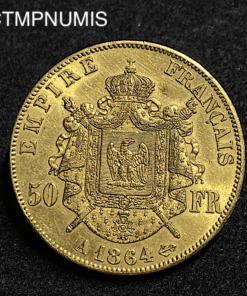 ,MONNAIE,50,FRANCS,OR,NAPOLEON,1864,