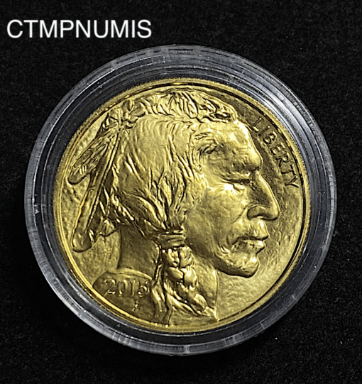 ,MONNAIE,ETATS,UNIS,50,DOLLAR,BUFFALO,OR,1,ONCE,OR,2015,