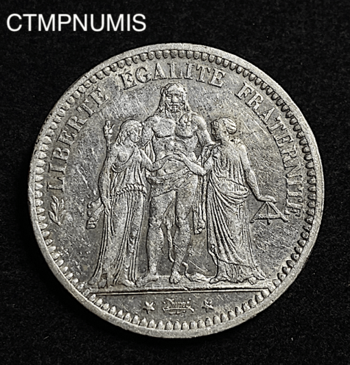 ,MONNAIE,5,FRANCS,ARGENT,HERCULE,1870,