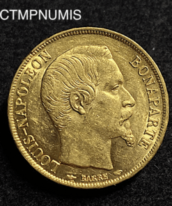 ,MONNAIE,20,FRANCS,OR,BONAPARTE,LOUIS,1852,SUP,