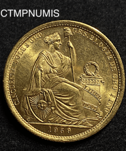 ,MONNAIE,50,SOLES,OR,1859,LIMA,