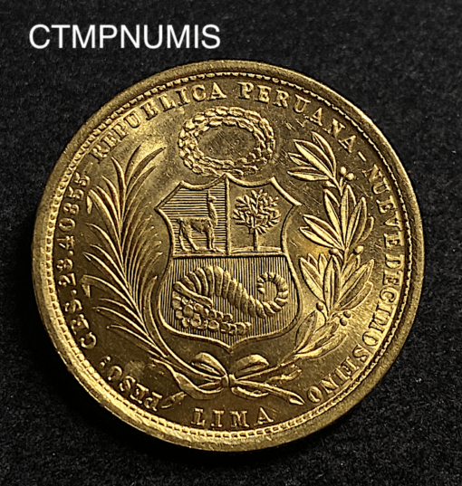 ,MONNAIE,50,SOLES,OR,1859,LIMA,