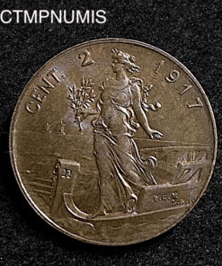 ,MONNAIE,ITALIE,2,CENTESIMI,1917,