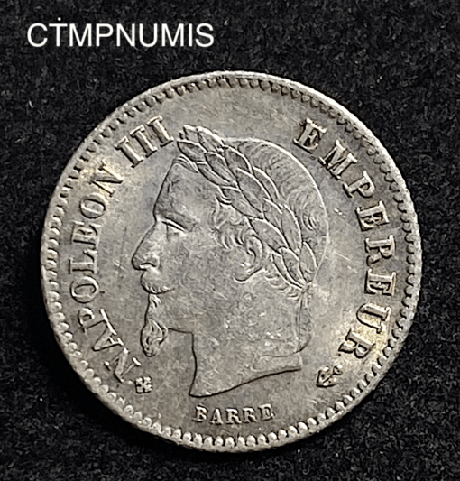 ,MONNAIE,20,CENTIMES,NAPOLEON,1868,BB,STRASBOURG,