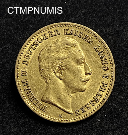 ,MONNAIE,ALLEMAGNE,PRUSSE,10,MARK,OR,1904,