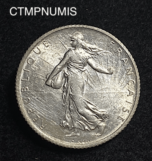 ,MONNAIE,1,FRANC,ARGENT,SEMEUSE,1908,