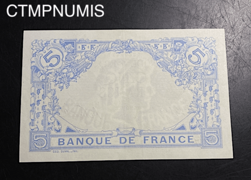 ,BILLET,5,FRANCS,BLEU,28,JUIN,1913,CANCER,NEUF,