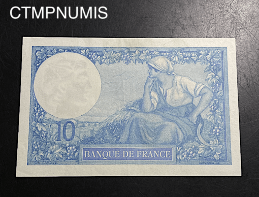 ,BILLET,MINERVE,1916,NEUF,10,FRANCS,
