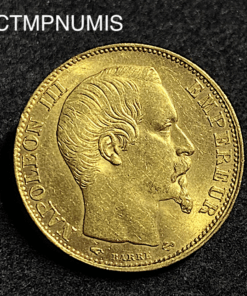,MONNAIE,20,FRANCS,OR,NAPOLEON,1855,