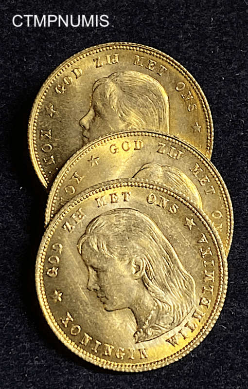 ,MONNAIE,PAYS,BAS,10,GULDEN,OR,1897,