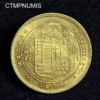 ,MONNAIE,HONGRIE,20,FRANCS,8,FORINT,OR,1876,