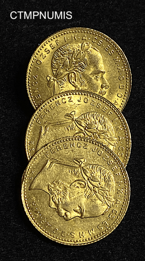 ,MONNAIE,HONGRIE,20,FRANCS,8,FORINT,OR,1880,