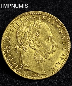 ,MONNAIE,HONGRIE,20,FRANCS,8,FORINT,1885,OR,