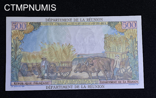 ,BILLET,REUNION,10,NOUVEAUX,FRANCS,SUR,500,