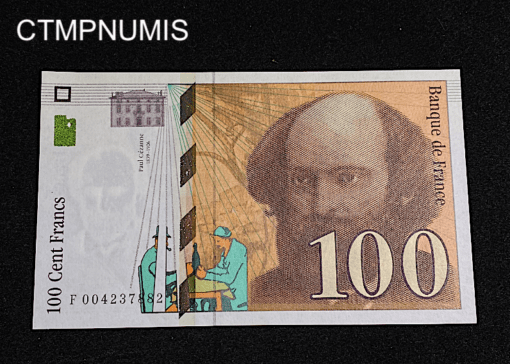 ,BILLET,100,FRANCS,CEZANNE,1997,NEUF,