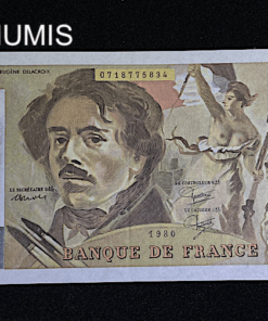 ,BILLET,100,FRANCS,DELACROIX,1980,NEUF,