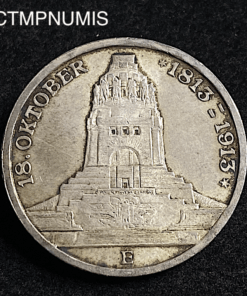 ,MONNAIE,ALLEMAGNE,SAXE,3,MARK,ARGENT,1913,