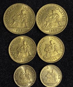 ,LOT,1,2,FRANCS,DOMARD,1922,1923,SPL,