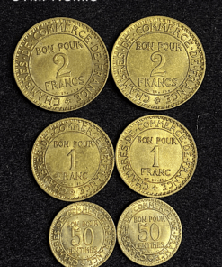 ,LOT,1,2,FRANCS,DOMARD,1922,1923,SPL,
