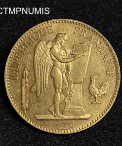 ,MONNAIE,100,FRANCS,OR,GENIE,1904,