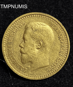 ,MONNAIE,RUSSIE,7,5,ROUBLE,OR,NICOLAS,1897,