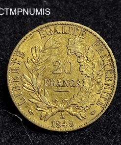 ,MONNAIE,20,FRANCS,OR,CERES,1849,