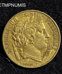 ,MONNAIE,20,FRANCS,OR,CERES,1849,