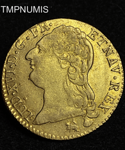 ,MONNAIE,LOUIS,OR,LOUIS,XVI,1786,B,ROUEN,