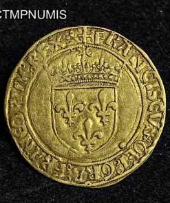 ,MONNAIE,ECU,OR,FRANCOIS,I°,SOLEIL,LYON,