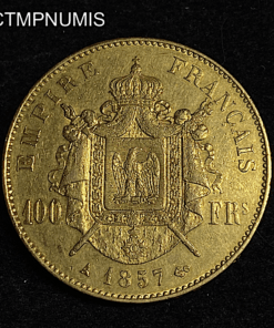 ,MONNAIE,100,FRANCS,OR,NAPOLEON,1857,