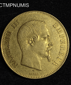 ,MONNAIE,100,FRANCS,OR,NAPOLEON,1857,
