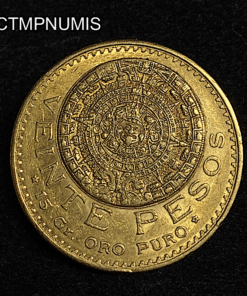 ,MONNAIE,MEXIQUE,20,PESOS,OR,1918,