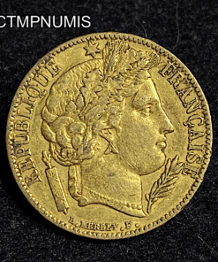 ,MONNAIE,20,FRANCS,OR,CERES,1849,