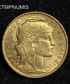 ,MONNAIE,20,FRANCS,OR,COQ,1899,