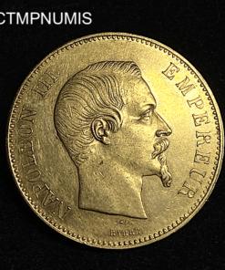 ,MONNAIE,100,FRANCS,OR,NAPOLEON,1857,