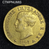 ,MONNAIE,ITALIE,40,LIRE,OR,NAPOLEON,1808,MILAN,