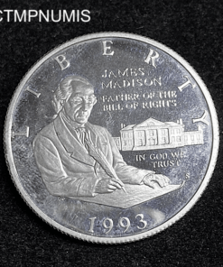 ,MONNAIE,ETATS,UNIS,1/2,DOLLAR,ARGENT,1993,