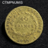 ,MONNAIE,40,FRANCS,OR,NAPOLEON,AN,13,
