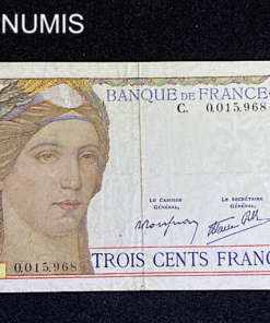 ,BILLET,300,FRANCS,1938,