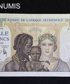 ,BILLET,AFRIQUE,OCCIDENTALE,1000,FRANCS,28,4,1945,