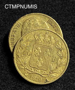 ,MONNAIE,20,FRANCS,OR,LOUIS,XVIII,1819,