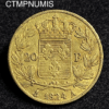 ,MONNAIE,20,FRANCS,OR,LOUIS,XVIII,1824,