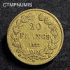 ,MONNAIE,20,FRANCS,OR,LOUIS,PHILIPPE,1833,