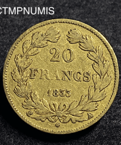 ,MONNAIE,20,FRANCS,OR,LOUIS,PHILIPPE,1833,