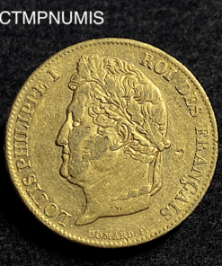 ,MONNAIE,20,FRANCS,OR,LOUIS,PHILIPPE,1840,