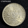 ,MONNAIE,1,FRANCS,ARGENT,1909,