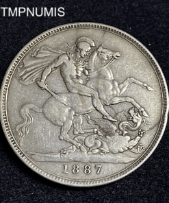 ,MONNAIE,ROYAUME,UNI,1,CROWN,1887,